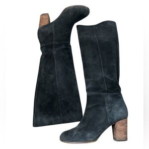 Cole Haan Black Suede Winter Boots